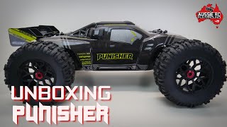 Unboxing Team Corally Punisher XP6S Monster Truck [upl. by Pollie]