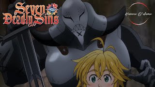 Meliodas VS Golgius FULL FIGHT SCENE  Seven Deadly Sins  Nanatsu no Taizai [upl. by Leitao65]