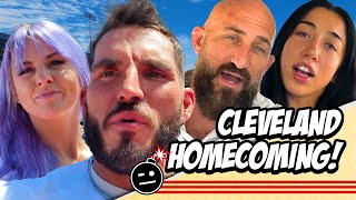 WERE IN A SOFTBALL GAME  Louisville Smackdown amp Cleveland Homecoming Vlog [upl. by Cristobal]