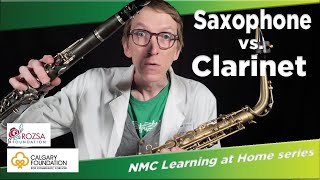 NMC Learning at Home Saxophone vs Clarinet [upl. by Annad]