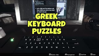 How to solve the Greek keyboardcomputer puzzle in Daymare 1998 [upl. by Uda]