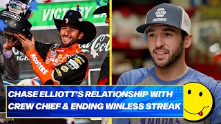 Chase Elliott describes feelings after ending 42race winless streak with win at Texas [upl. by Derreg]