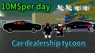 How to become rich in car dealership tycoon 💸🔥🔥 [upl. by Inaliel]