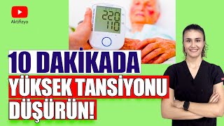 10 DAKİKA YÜKSEK TANSİYONU DÜŞÜRÜN yüksektansiyon aktifizyo tansiyonhastalığı [upl. by Gretel225]