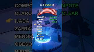 Pon a prueba tu vocabulario en ingles cursodeingles cursoingles inglesonline inglesgratis [upl. by Aninahs482]