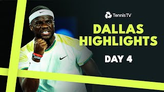 Tiafoe Faces Michelsen Koepfer amp Hijikata Clash  Dallas 2024 Highlights Day 4 [upl. by Hollander]