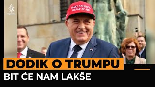 Dodik održao koktel u Palati RSa povodom pobjede Donalda Trumpa [upl. by Kimon]