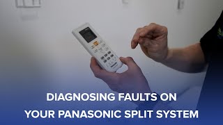 How to find fault and troubleshoot Panasonic split system [upl. by Barolet]