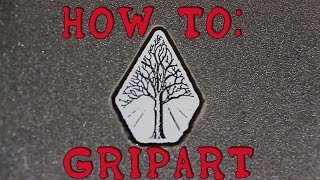 How To Make Custom Grip Tape  Quick Tutorial [upl. by Zeph]