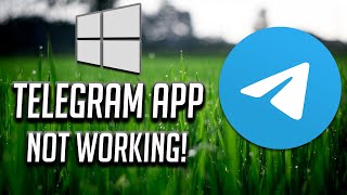 Windows 10 Telegram Desktop App Not Working Fix  2025 [upl. by Jochbed476]