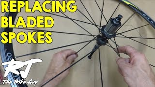 Replacing Bladed Spoke On Bicycle Wheel [upl. by Lorsung]