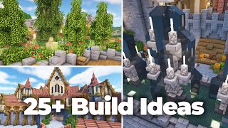 25 Minecraft BUILD IDEAS that Need to Try [upl. by Melan]