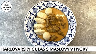 Karlovarský guláš s máslovými noky  Josef Holub [upl. by Ayot]