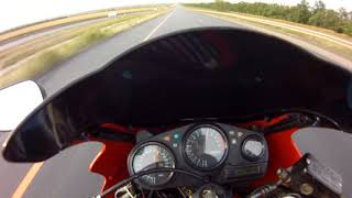 Top speed honda cbr600f4 [upl. by Johathan791]