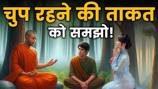 😡कम बोलने कि आदत डालो  Buddhist Story On POWER OF SILENCE Gautam Buddha Story [upl. by Yelats]