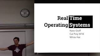 Real Time Operating Systems RTOS  Nate Graff [upl. by Nadia]