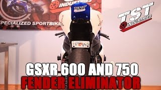 How to GSXR 600 and 750 Fender Eliminator Installation [upl. by Eelam]