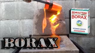 Molten Borax Lava And Glass Melting In Propane Furnace Experiment [upl. by Anej]