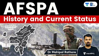 AFSPA Know All about it  History Current Status Pros and Cons Security UPSC [upl. by Matlick]