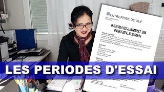 TOUT SAVOIR SUR LES PÉRIODES DESSAI  vieprofessionnellefr [upl. by Hatcher462]