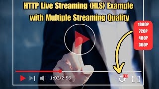 HLS Streaming with Multiple Video Quality  Preparing Master m3u8 File [upl. by Ennaehr]