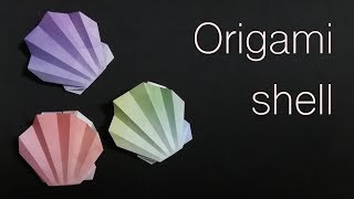 How to make a Shell Origami Hiroshi [upl. by Alicul]