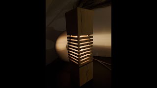 Lampe selber bauen  Stehlampe aus Holz  DIY [upl. by Ciri]