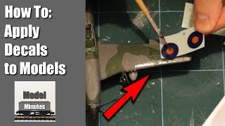 How To Apply Decals to Scale Models [upl. by Suhcnip682]