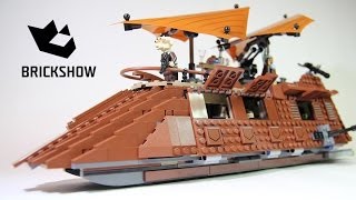 Lego Star Wars 75020 Jabbas Sail Barge Build amp Review [upl. by Foley]