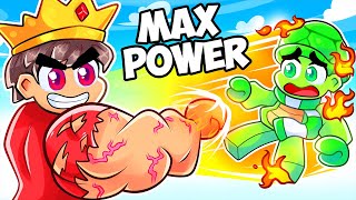 Unlocking MAX POWER in Pushing Simulator Roblox [upl. by Karlow512]