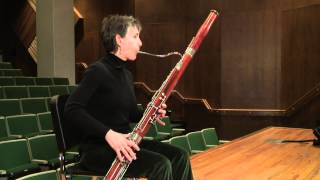 Producing staccato on bassoon [upl. by Ahsauqram]