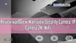 Review Wansview Security Camera IP Camera 2K WiFi Home Indoor Camera for BabyPetNanny [upl. by Idoc189]