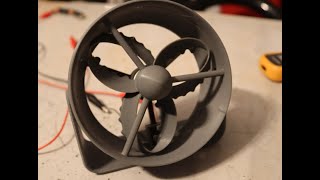 2107 The Ultra Fan  A Toroidal Desk Top Fan With Tubercles [upl. by Brynne996]