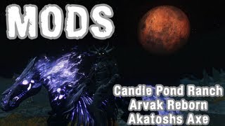 Skyrim Mod Spotlight Candle Pond Ranch Arvak Reborn Akatoshs Axe [upl. by Ashly]