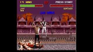 Mortal Kombat II Snes Jax Gameplay [upl. by Anoerb]