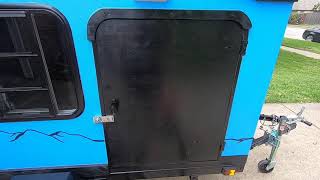 DIY Teardrop Camper Door [upl. by Eamaj]