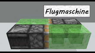 Minecraft Flugmaschine bauen [upl. by Labinnah495]