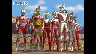 MMD CUP 18 Ultramans 50 year history ULTRAMAN SERIES 50th YEAR ANNIVERSARY  MikuMikuDance [upl. by Ashla468]