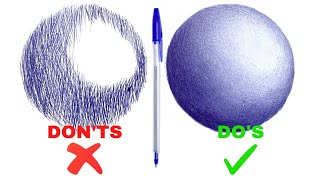 Transform Your Drawings with Ballpoint Pen Shading Technique [upl. by Cavanagh]