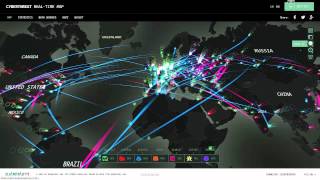 Real Time Cyber Threat Maps [upl. by Edmondo964]