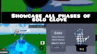 Killstreak gloves button test showcase all phases with solo glove [upl. by Hales]