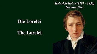 DIE LORELEI  Heinrich Heine Original German text with English subtitles [upl. by Thun]