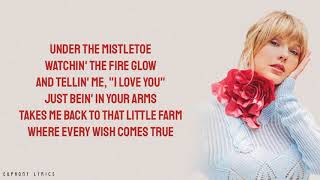 Taylor Swift  Christmas Tree Farm Lyrics [upl. by Marjy]