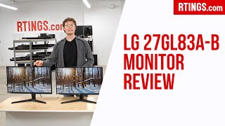 LG 27GL83AB Monitor Review  RTINGScom [upl. by Dosh181]