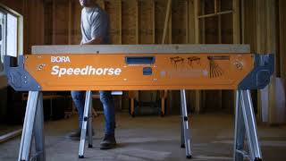 BORA Tool PM4500 Speedhorse™ Sawhorse [upl. by Ahsielat]