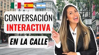 Interactive SPANISH CONVERSATION Practice to Improve your Speaking Skills  Conversación en español [upl. by Lennahc330]