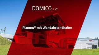 DOMICO Planum mit Wandabstandhalter [upl. by Pathe594]