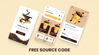 Coffee App Using HTML CSS  Free Source Code  MA Developer [upl. by Izak]