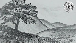 DRAWING COURSE 4 How to Draw Easy Landscape  YouTube Studio Sketch Tutorial [upl. by Gerald134]