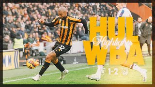 Hull City 12 West Bromwich Albion  Short Highlights  Sky Bet Championship [upl. by Ragan]